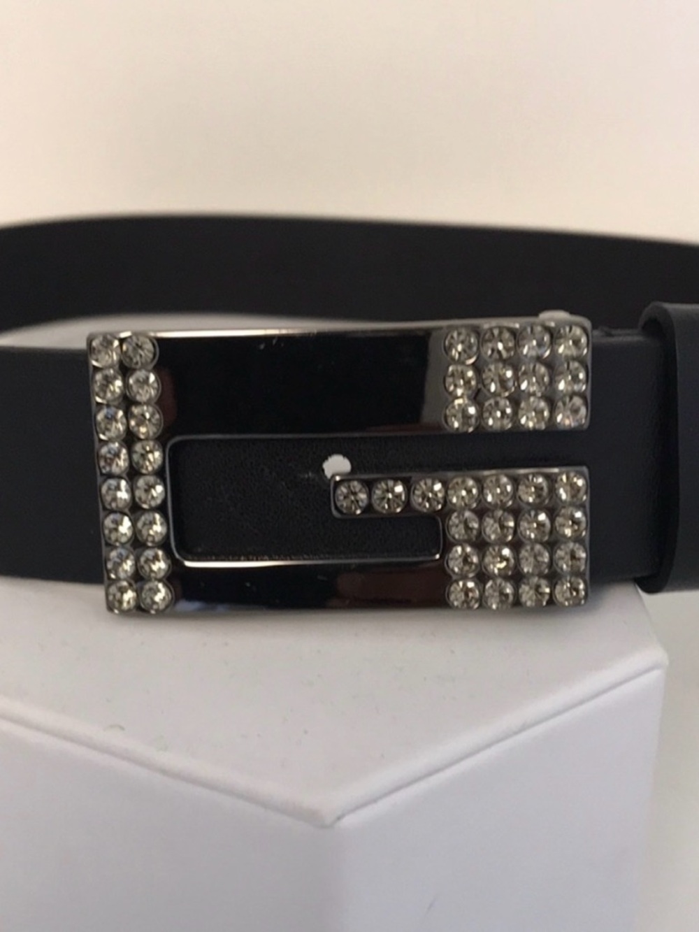 Vintage 2000’s Guess Leather Belt Black Size Medium - Picture 4 of 6